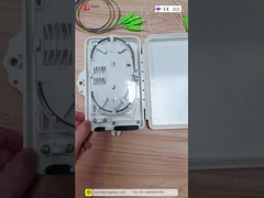 ABS PC ไฟเบอร์ออปติก Splice กล่อง ไฟเบอร์ออปติก ปิดกล่องสําหรับ 2-8 ไฟเบอร์