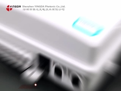 FDB0324 PC ขาว SC สายไฟเบอร์ออปติก ปิดกล่อง ODB OSB 24 Port Hinge Design