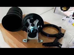 48 เอกความร้อนลด Dome สายไฟเบอร์ออปติก Splice ปิด 1 Oval 3ports Arial Pole Wall Mount