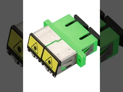 เครื่องปรับไฟเบอร์ออปติก SC/APC ไปยัง SC/APC Simplex Duplex OS2 Single Mode พร้อมฟลานจ์