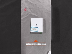 FTB86L SC LC Fiber Optic Wall Outlet สําหรับห้องกลาง สีขาว ABS วัสดุ Splice Cassette