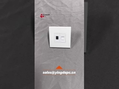 โซกิตติดผนังไฟเบอร์ออปติก ด้วย SC และ RJ45 โมดูล CAT5E