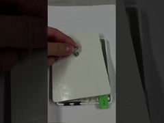 2 Core SC Fiber Optica Rosette สําหรับไฟเบอร์ไปยังผนังภายในบ้าน ติดกับแคสเท็ต