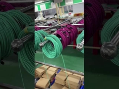 MPO 8 LC 3 MTP MPO Cable Patch Cord พร้อมเครื่องรับแสง QSFP SR4