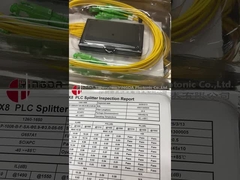 คอมแพคต์ไฟเบอร์ออปติก PLC Splitter 1x2 คาเซ็ตโมดูล