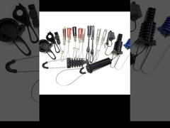 ODWAC-22 FTTH Flat Drop Cable Wire Tension Clamp สําหรับชุดติดตั้งสายไฟฟ้าในรูป 8