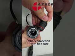 PDLC / DLC GYFJH 4 โคเรอร์ ไฟเบอร์ออปติก แพทช์คอร์ด LC การใช้งานกลางแจ้ง