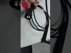 0.9mm SX สายปุ่มไฟเบอร์กันน้ํา LC-LC