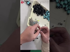 Polarity B 12 Fiber Optic MTP MPO APC เพศต่อเพศ แพทช์คอร์ดทรัคเคเบิลการประกอบ