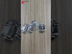 หูฟัน สแตนเลส Buckles สําหรับ SS แบนด์ Strips SS304 SS201 3-25mm