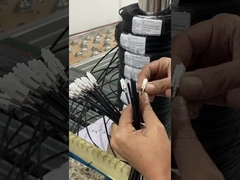 สาย FTTH Patch Cord SC - SC สายไฟเบอร์ดรอป สีดํา FRP LSZH 20M