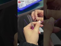 YINGDA ความเร็วสูง 8Fiber MPO เพศต่อ LC OM3 Fanout Patch Cord โหมดเดียว 9/125um Breakout 100G 400G