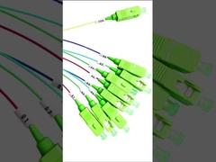 การกระจายสัญญาณออปติกอย่างมีประสิทธิภาพ เครื่องแยก PLC สายใยออปติก 1*4 ไม่มีเครื่องเชื่อมสําหรับเครือข่าย PON