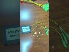 ตัวแยก PLC ไฟเบอร์ออปติก 1X2 พร้อม SC APC