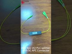 ตลับแยกสัญญาณบรอดแบนด์แบบ Dual Window FBT ขนาด 2 มม. 1 x 2 SFF ABS ISO SGS ROHS