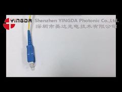 ดูตัวแยก PLC ไฟเบอร์ออปติกแบบโมดูล 1:16 1 ถึง 16 SC/UPC  การ์ดคาสเซ็ต พร้อมสาย Pigtail 2.0 มม. สาธิต