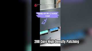 โซลูชันแผงแพทช์ไฟเบอร์ MPO MTP ความหนาแน่นสูง 288 Core