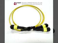 สายเคเบิลไฟเบอร์ MPO ความหนาแน่นสูงสำหรับศูนย์ข้อมูล