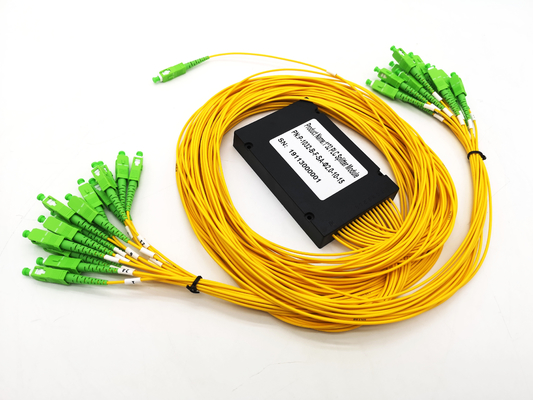 ซื้อ กำหนดเอง PON 1x32 SC ไฟเบอร์ออปติกแยก PLC สูญเสีย FTTH และ CATV Splitter การผลิตออนไลน์