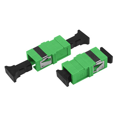 ซื้อ Simplex SC Fiber Optic Adapter หน้าแปลนแบบสั้น Single mode No Flange Plastic Coupler การผลิตออนไลน์