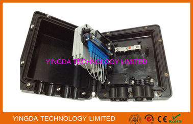 ซื้อ กล่องร่วมสายไฟเบอร์กลาส 1 x 2, กล่องกระจายไฟเบอร์ออฟติคอล 36 คอร์สำหรับวางสายเคเบิล การผลิตออนไลน์