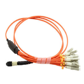 ซื้อ LC Simplex MTP MPO Cable OS19 / 125UM 12 Fibers Bundle Cable บรรจุสูญญากาศ การผลิตออนไลน์