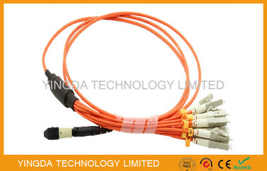 ซื้อ MTP to LC / SC / ST / FC ไฟเบอร์รถบรรทุก Cable, 12 Standard สายรัดสายไฟเบอร์เทียม การผลิตออนไลน์