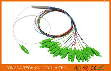 ซื้อ บรอดแบนด์ FTTH Splitter Coupler 1 x 16,1: 16 ไฟเบอร์ออปติค PLC Splitter Ribbon 900um ตัวเชื่อมต่อ SC APC การผลิตออนไลน์