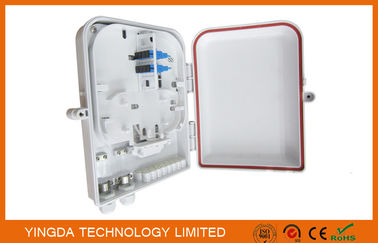 ซื้อ 1x8 PLC Splitter Box กล่องใส่สายเคเบิ้ลแบบติดผนัง, 16 พอร์ตพร้อมแผงหน้ากาก SC Adapter IP65 การผลิตออนไลน์