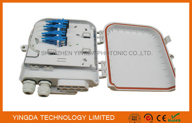 ซื้อ กันน้ำ 1 x 8 Plc LC SC กล่องไฟเบอร์ออปติก Splitter, กล่องไฟเบอร์ออปติก Junction 8Drops การผลิตออนไลน์