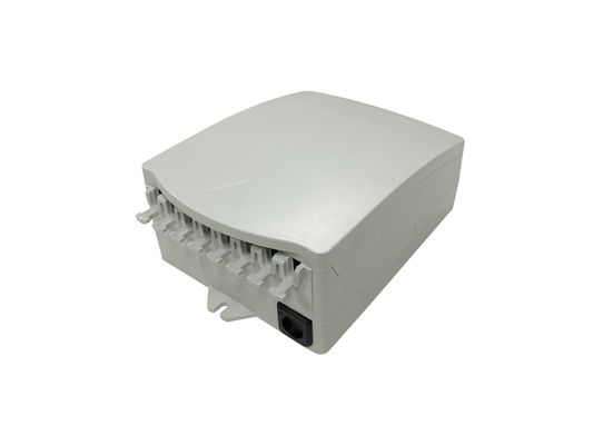 ซื้อ กล่องต่อสายไฟเบอร์ออปติกแบบติดผนัง 8 พอร์ต FTTH กล่อง NAP ในร่มสำหรับสายเคเบิลวางแบน 2 * 5 การผลิตออนไลน์
