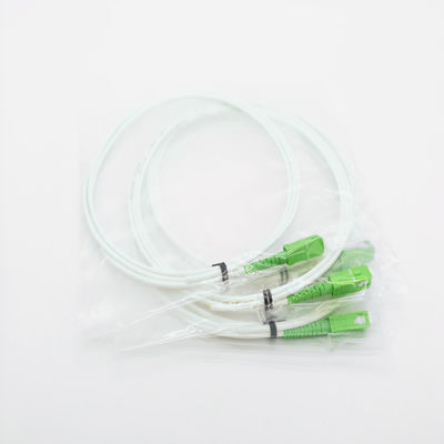 ซื้อ สายไฟเบอร์ออปติก Pigtail SC APC Single Mode Simplex 3 มม. สีขาว G657A2 LSZH การผลิตออนไลน์