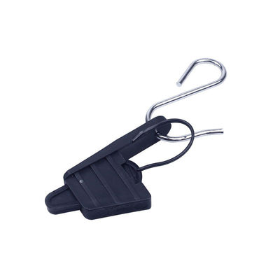 ซื้อ ADSS FTTH Drop Cable Wire Suspension Clamp พร้อม Hook เหล็กไร้ขัดสําหรับกราฟรูป 8 การผลิตออนไลน์