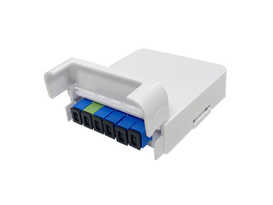 ซื้อ ISO ไฟเบอร์ออปติก ปลายกล่อง Splitter โมดูล คาเซ็ตกล่อง 1 * 5 มินิ PLC Splitter Box การผลิตออนไลน์