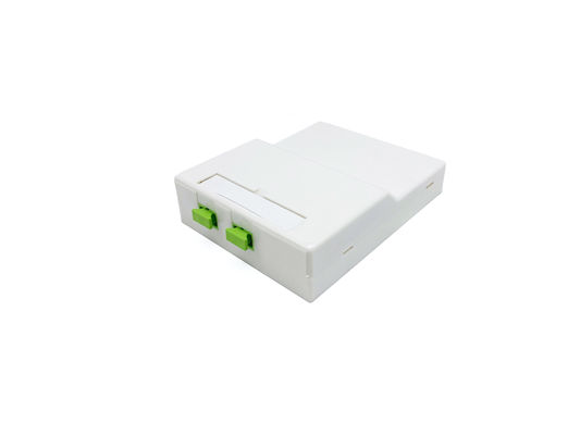 ซื้อ 2 SC กล่องปลายไฟเบอร์ออปติกแบบเดียว/หลายรูปแบบ สําหรับเครือข่าย FTTH ในห้อง การผลิตออนไลน์