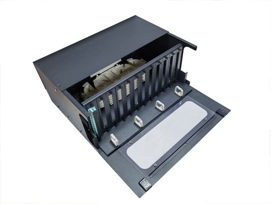 ซื้อ 4U 144 โครงการเคลื่อนไหวกล่องแกนไฟเบอร์ออปติก แพทช์พานีลกับพานีลปรับเปลี่ยนถอดได้ 19in การผลิตออนไลน์
