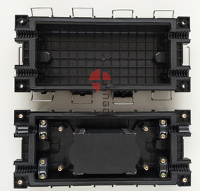 ซื้อ 2 In 2 Out Fiber Optic Splice Closure 96 Cores Fusion ประเภทหัวเข็มขัดประเภท ABS การผลิตออนไลน์