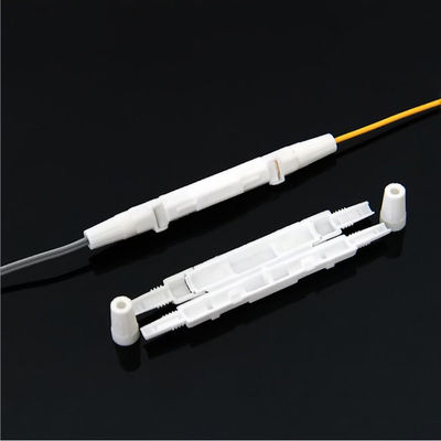 ซื้อ 1 Port Mini FTTH Drop Cable Splice Protection Box สีขาวกลม เปิดแบบ PP การผลิตออนไลน์