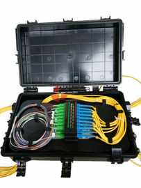 ซื้อ สายวางจำหน่าย FTTH Drop Cable แยก 24cores 18pcs SC Adapter การผลิตออนไลน์