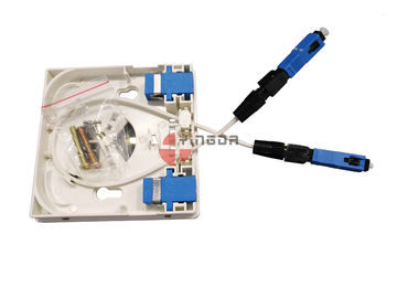 ซื้อ แผงซ็อกเก็ต FTTH ในอาคารติดผนังด้วยสกรูช่องต่อด้านหน้า Outlet Outlet การผลิตออนไลน์