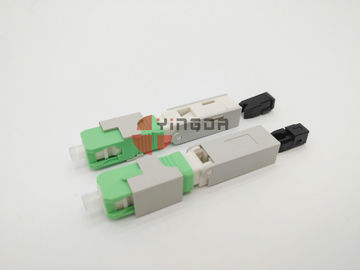 ซื้อ SC เครื่องไฟเบอร์ออพติคอลตัวเชื่อมต่อที่ติดตั้งได้ APC Green Pre Polished การผลิตออนไลน์