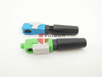 ซื้อ โหมดเดี่ยว 9 / 125um SC ขั้วต่อที่สามารถติดตั้งได้ไฟเบอร์ออปติค FAST Connector การผลิตออนไลน์