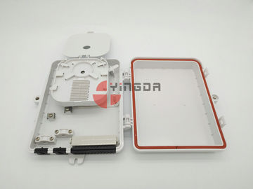 ซื้อ 24 Ports FTTH Drop Cable สายไฟเบอร์ออปติกคอนเทนเนอร์สำหรับ Distribution Feeder Cable Wall Mount การผลิตออนไลน์