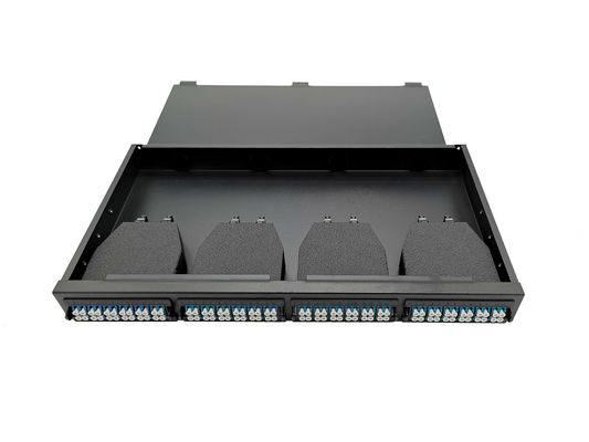 ซื้อ 1U MTP MPO Cable Patch Panel สําหรับบริเวณเก็บข้อมูล Network-Fiber Channel การผลิตออนไลน์