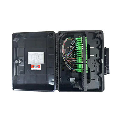 ซื้อ กล่องแบ่งสายไฟเบอร์ออปติกด้วยอุปกรณ์ปรับ SC 34 Ø3mm การผลิตออนไลน์