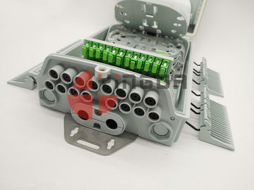 ซื้อ ซีรีส์ 96 Cores Fiber Optic Splice Closure พร้อม 1x16 SC / APC PLC Splitter, กล่อง Splitter กลางแจ้ง 16 พอร์ต การผลิตออนไลน์