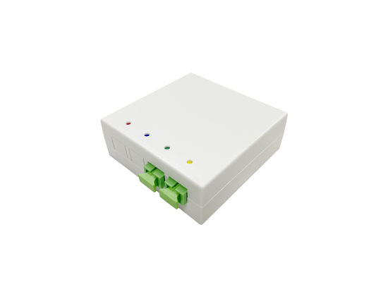 ซื้อ 4 ท่าทางในบ้าน Fiber Optic Outlet Box FRB-4C สําหรับ DIN 35 มม การผลิตออนไลน์
