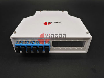 ซื้อ 12 ช่องเสียบสายไฟเบอร์ออปติก SC Ports กล่องขายึด DIN ABS การผลิตออนไลน์