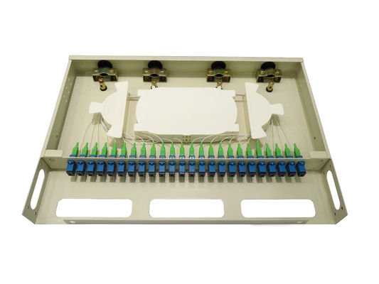 ซื้อ 24 Port SC Single Mode Fiber Optic Patch Panel สําหรับเครือข่าย TTH FTTX FTTB ODN PON การผลิตออนไลน์