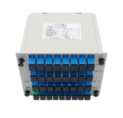 ซื้อ ความละเอียดการทํางาน Splitter สายใยโหมดเดียว PLC 1x32 แบบตั้ง SC UPC APC Connector การผลิตออนไลน์